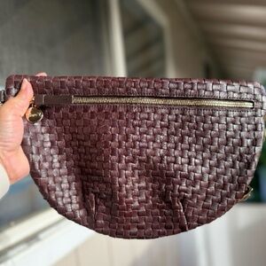 Clare V tobacco Grande Fanny